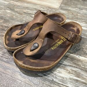 Birkenstock Brown Leather Sandals